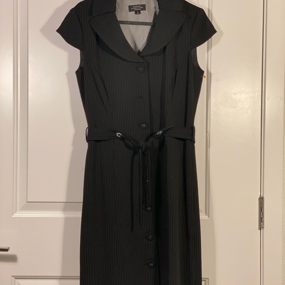 Tahari beautiful black dress for spring